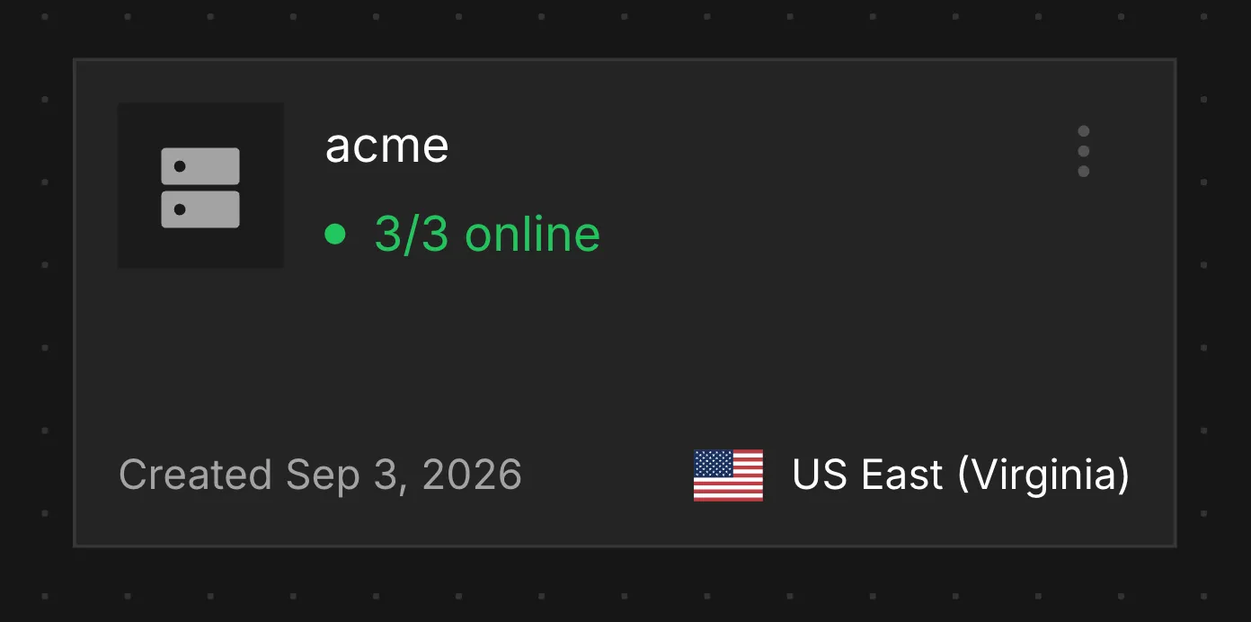 Three compute replicas online